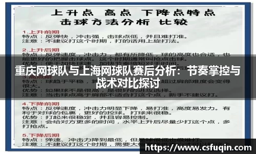 重庆网球队与上海网球队赛后分析：节奏掌控与战术对比探讨